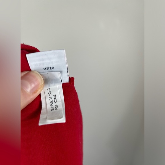 R.Lauren Jersey Pocket Red T-Shirt Polo Men's Cotton Size M - Picture 13 of 14